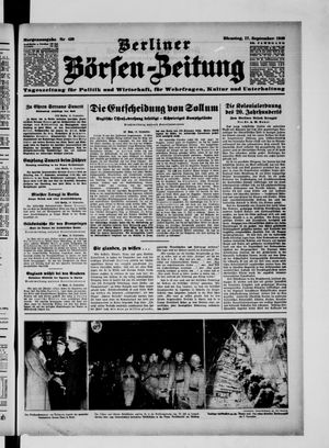 Berliner Börsen-Zeitung vom 17.09.1940