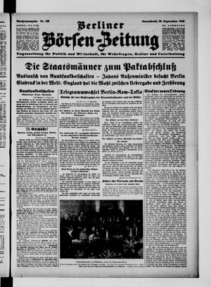 Berliner Börsen-Zeitung vom 28.09.1940