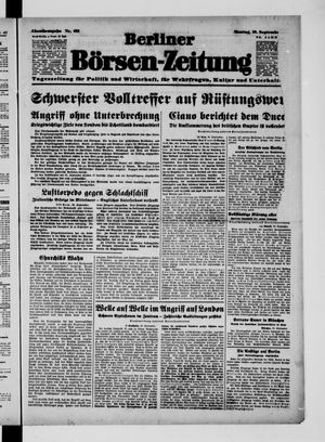 Berliner Börsen-Zeitung vom 30.09.1940