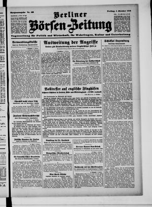 Berliner Börsen-Zeitung vom 04.10.1940