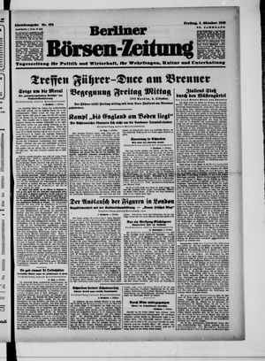 Berliner Börsen-Zeitung vom 04.10.1940