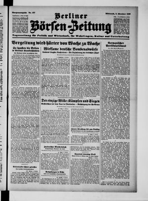 Berliner Börsen-Zeitung vom 09.10.1940