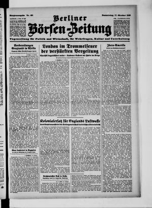 Berliner Börsen-Zeitung vom 17.10.1940