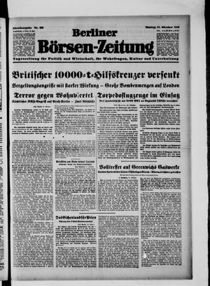 Berliner Börsen-Zeitung on Oct 21, 1940