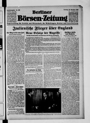 Berliner Börsen-Zeitung vom 25.10.1940