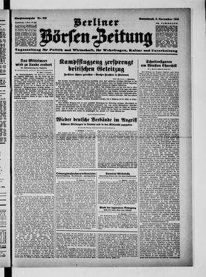 Berliner Börsen-Zeitung vom 02.11.1940