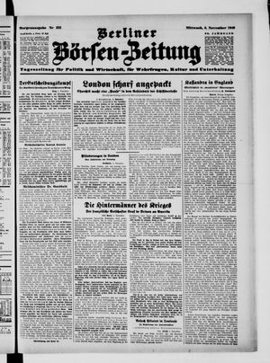 Berliner Börsen-Zeitung vom 06.11.1940