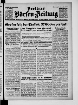Berliner Börsen-Zeitung vom 12.11.1940