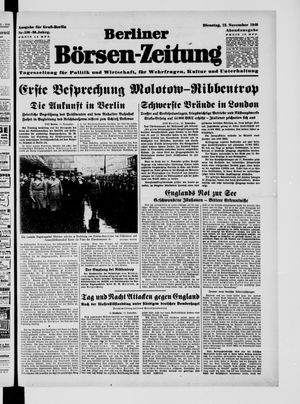 Berliner Börsen-Zeitung vom 12.11.1940