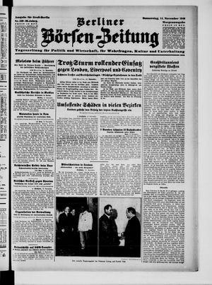 Berliner Börsen-Zeitung vom 14.11.1940