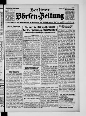 Berliner Börsen-Zeitung vom 17.11.1940