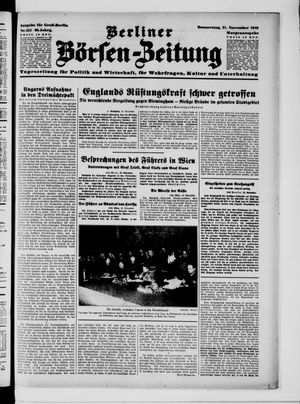 Berliner Börsen-Zeitung on Nov 21, 1940