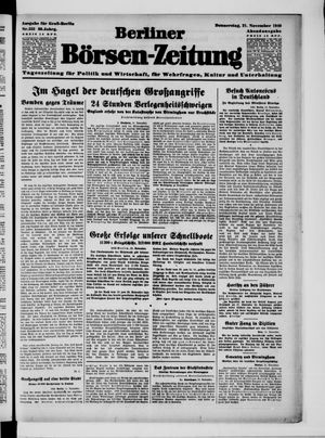 Berliner Börsen-Zeitung on Nov 21, 1940