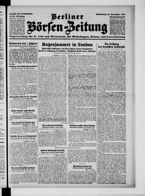 Berliner Börsen-Zeitung vom 23.11.1940