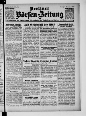 Berliner Börsen-Zeitung vom 06.12.1940