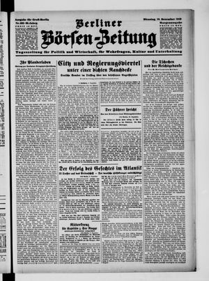 Berliner Börsen-Zeitung vom 10.12.1940