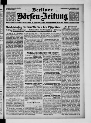 Berliner Börsen-Zeitung vom 12.12.1940