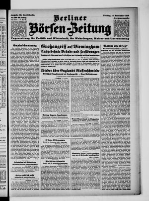 Berliner Börsen-Zeitung vom 13.12.1940