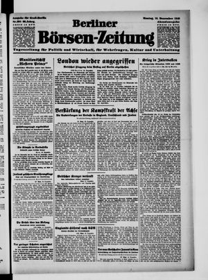 Berliner Börsen-Zeitung vom 16.12.1940