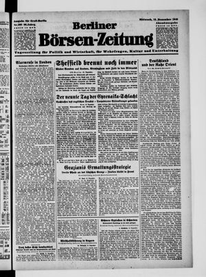 Berliner Börsen-Zeitung vom 18.12.1940