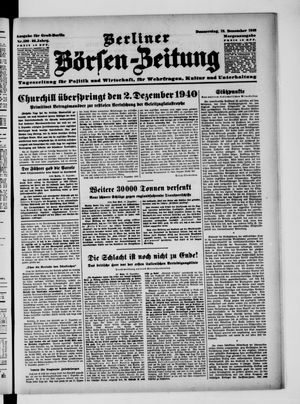 Berliner Börsen-Zeitung vom 19.12.1940