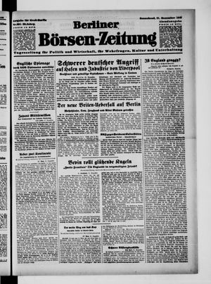 Berliner Börsen-Zeitung on Dec 21, 1940