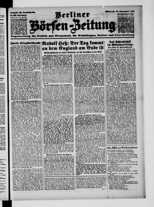 Berliner Börsen-Zeitung vom 25.12.1940