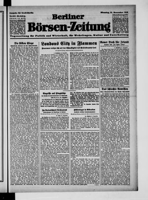 Berliner Börsen-Zeitung vom 31.12.1940
