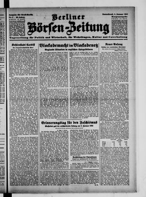 Berliner Börsen-Zeitung vom 04.01.1941
