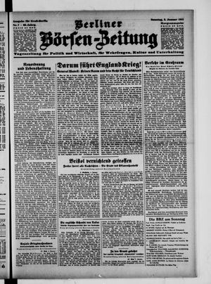 Berliner Börsen-Zeitung vom 05.01.1941