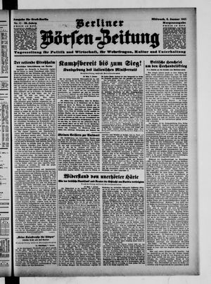 Berliner Börsen-Zeitung vom 08.01.1941