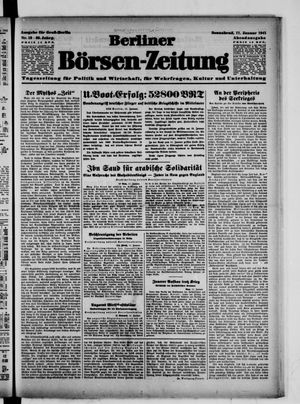Berliner Börsen-Zeitung vom 11.01.1941