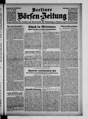 Berliner Börsen-Zeitung vom 14.01.1941