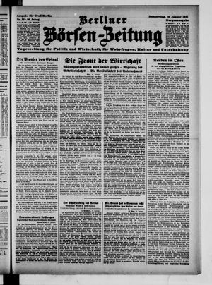Berliner Börsen-Zeitung vom 16.01.1941