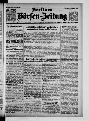 Berliner Börsen-Zeitung vom 17.01.1941