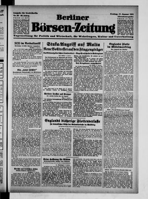 Berliner Börsen-Zeitung vom 17.01.1941