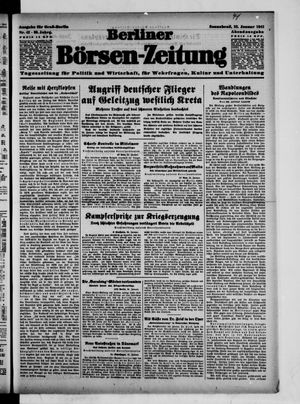 Berliner Börsen-Zeitung vom 25.01.1941