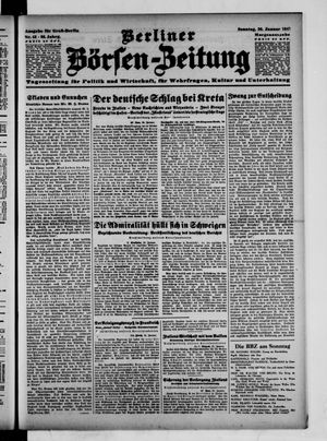Berliner Börsen-Zeitung vom 26.01.1941