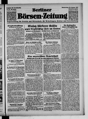 Berliner Börsen-Zeitung vom 30.01.1941