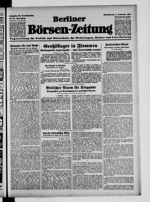 Berliner Börsen-Zeitung vom 01.02.1941