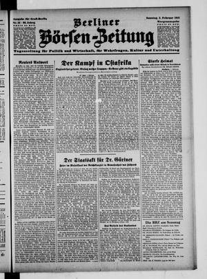 Berliner Börsen-Zeitung vom 02.02.1941