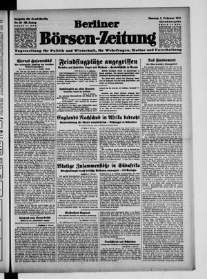 Berliner Börsen-Zeitung vom 03.02.1941