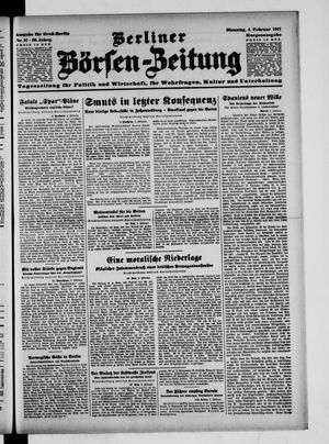 Berliner Börsen-Zeitung vom 04.02.1941