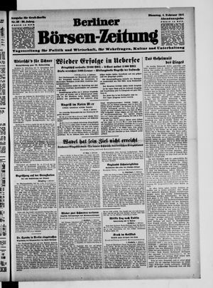 Berliner Börsen-Zeitung vom 04.02.1941