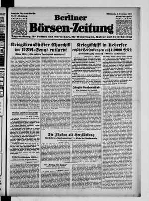 Berliner Börsen-Zeitung vom 05.02.1941