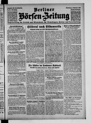 Berliner Börsen-Zeitung vom 09.02.1941