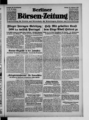Berliner Börsen-Zeitung vom 10.02.1941