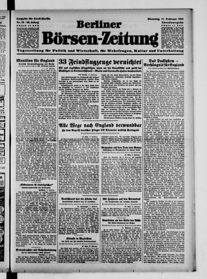 Berliner Börsen-Zeitung vom 11.02.1941
