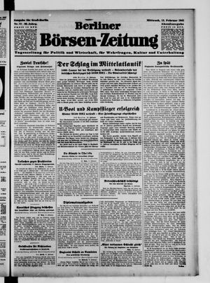 Berliner Börsen-Zeitung vom 12.02.1941
