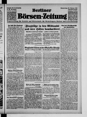 Berliner Börsen-Zeitung vom 20.02.1941